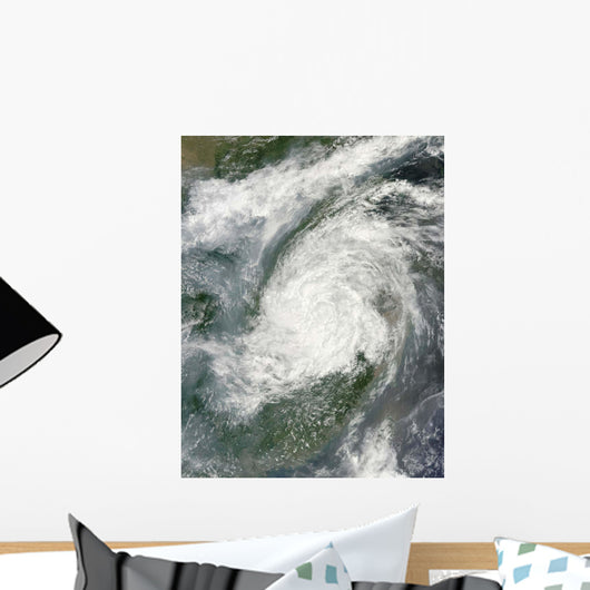 Typhoon Haikui Makes Landfall Wall Decal