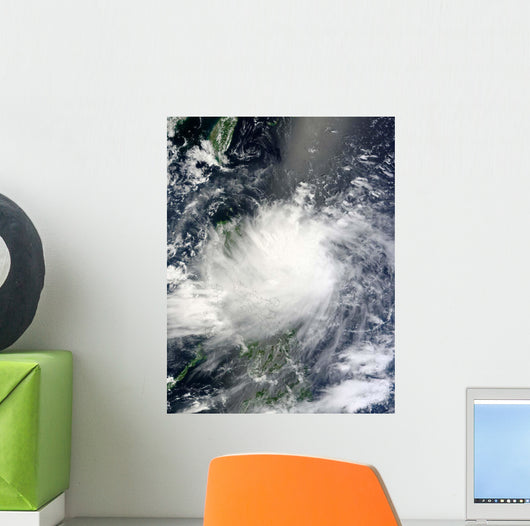 Tropical Storm Kai-tak Stretches Wall Decal