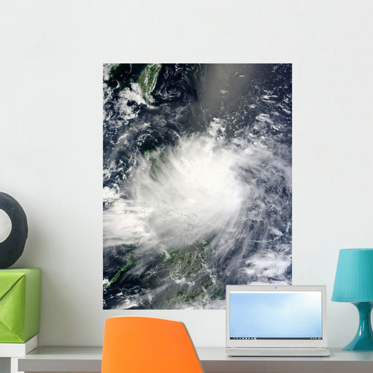 Tropical Storm Kai-tak Stretches Wall Decal