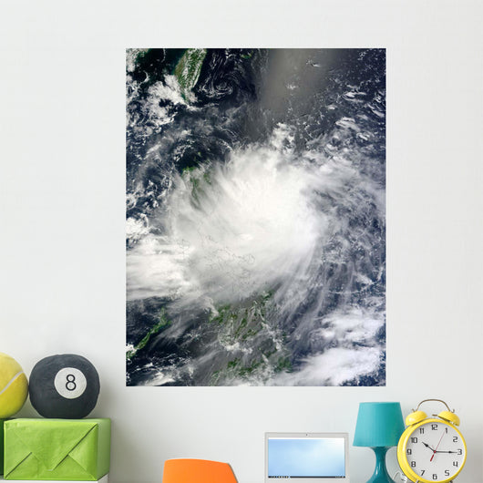 Tropical Storm Kai-tak Stretches Wall Decal