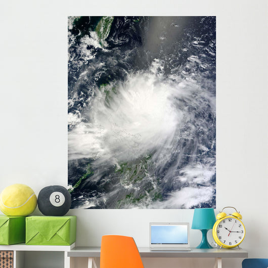 Tropical Storm Kai-tak Stretches Wall Decal