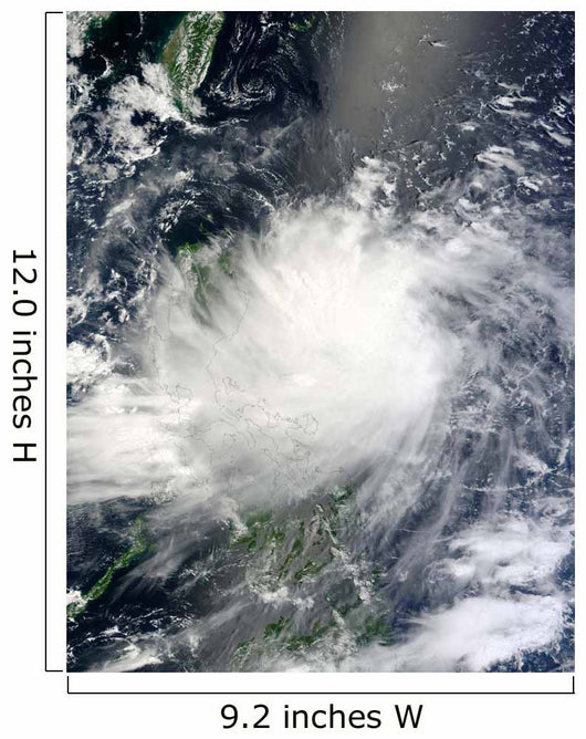 Tropical Storm Kai-tak Stretches Wall Decal