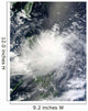 Tropical Storm Kai-tak Stretches Wall Decal