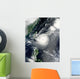 Typhoon Tembin Hovers over Wall Decal