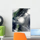 Typhoon Tembin Hovers over Wall Decal