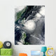 Typhoon Tembin Hovers over Wall Decal