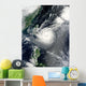 Typhoon Tembin Hovers over Wall Decal