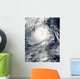 Typhoon Tembin over Ocean Wall Decal