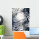 Typhoon Tembin over Ocean Wall Decal