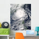 Typhoon Tembin over Ocean Wall Decal