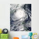 Typhoon Tembin over Ocean Wall Decal