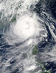 Typhoon Tembin over Ocean Wall Decal