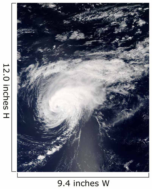 Hurricane Gordon over Atlantic Wall Decal