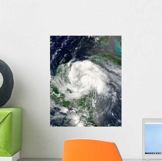 Tropical Storm Ernesto over Wall Decal