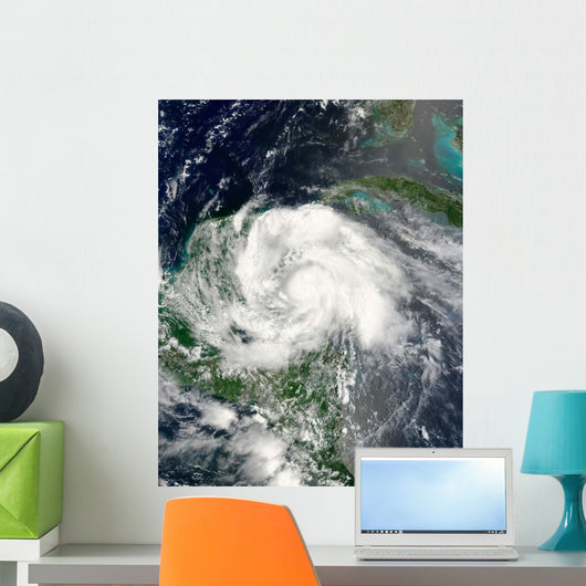Tropical Storm Ernesto over Wall Decal