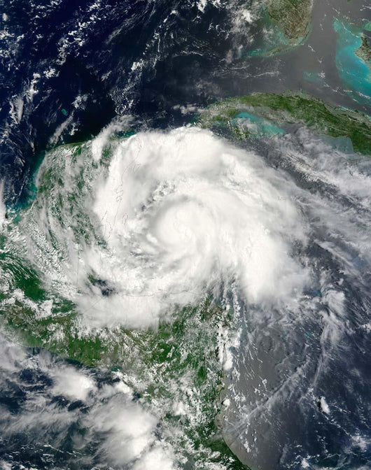 Tropical Storm Ernesto over Wall Decal
