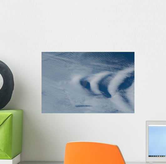 Wave Clouds near Ile Wall Decal