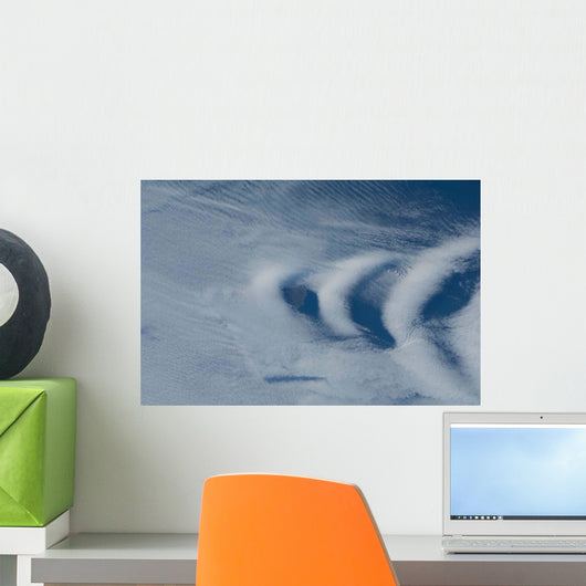 Wave Clouds near Ile Wall Decal