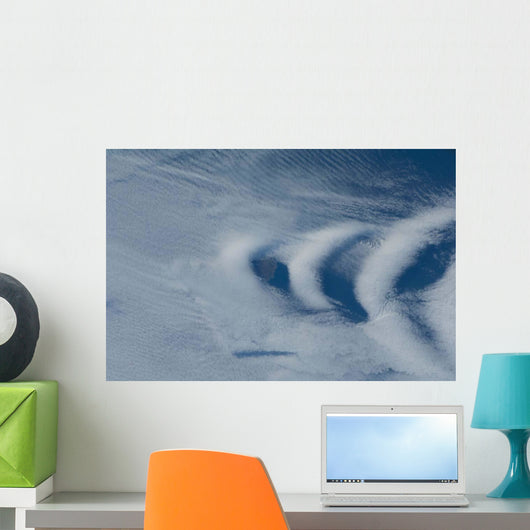 Wave Clouds near Ile Wall Decal