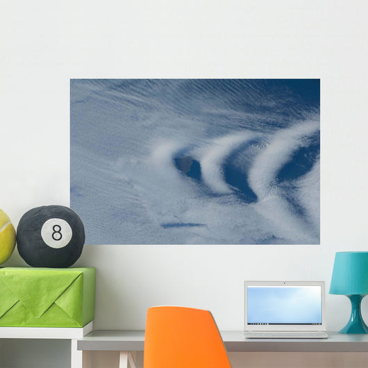 Wave Clouds near Ile Wall Decal