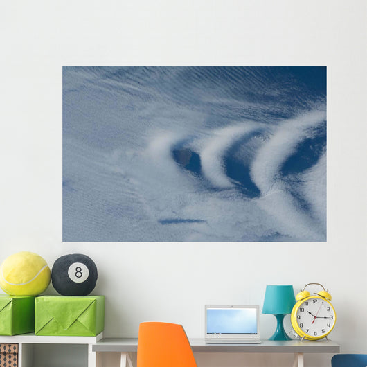 Wave Clouds near Ile Wall Decal