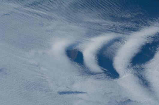 Wave Clouds near Ile Wall Decal
