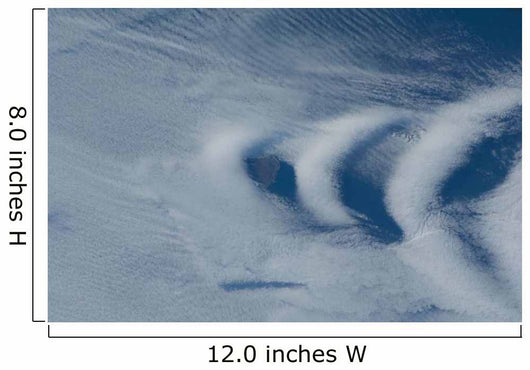 Wave Clouds near Ile Wall Decal