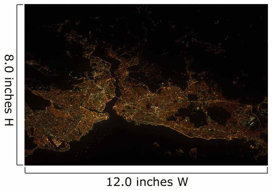Nighttime Istanbul Turkey Wall Decal