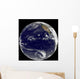 Earth Showing Three Tropical Wall Decal