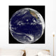Earth Showing Three Tropical Wall Decal