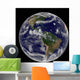Satellite Image Earth and Wall Decal