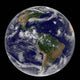 Satellite Image Earth and Wall Decal