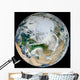 Synthesized Earth Showing Arctic Wall Decal