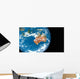 Planet Earth Showing Clouds Wall Decal