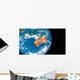 Planet Earth Showing Clouds Wall Decal