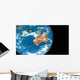 Planet Earth Showing Clouds Wall Decal