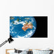 Planet Earth Showing Clouds Wall Decal