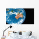 Planet Earth Showing Clouds Wall Decal