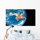 Planet Earth Showing Clouds Wall Decal