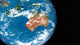 Planet Earth Showing Clouds Wall Decal