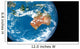 Planet Earth Showing Clouds Wall Decal