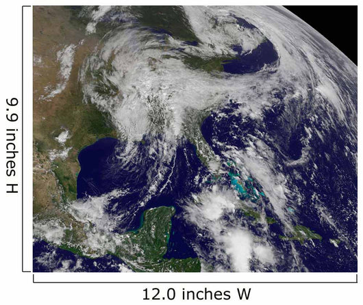 Satellite Low Pressure Area Wall Decal