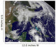 Satellite Low Pressure Area Wall Decal