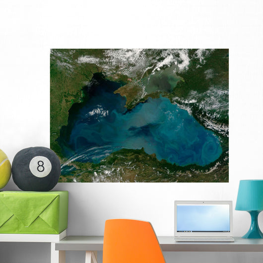 Phytoplankton Bloom Black Sea Wall Decal