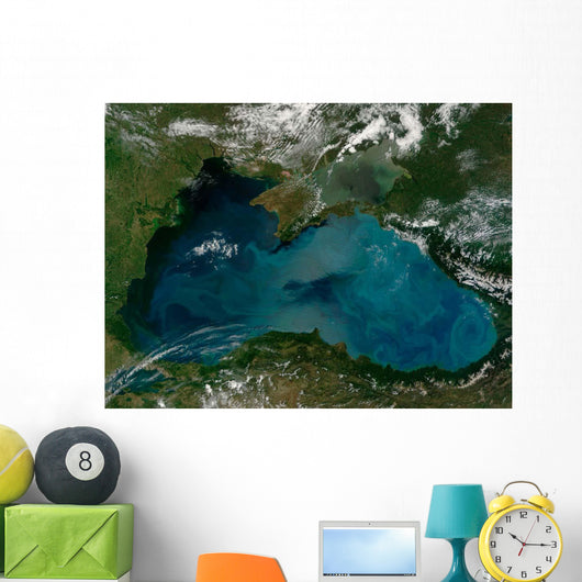 Phytoplankton Bloom Black Sea Wall Decal