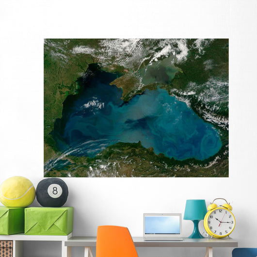 Phytoplankton Bloom Black Sea Wall Decal