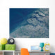 Satellite Belgium Coastline Wall Decal