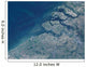 Satellite Belgium Coastline Wall Decal