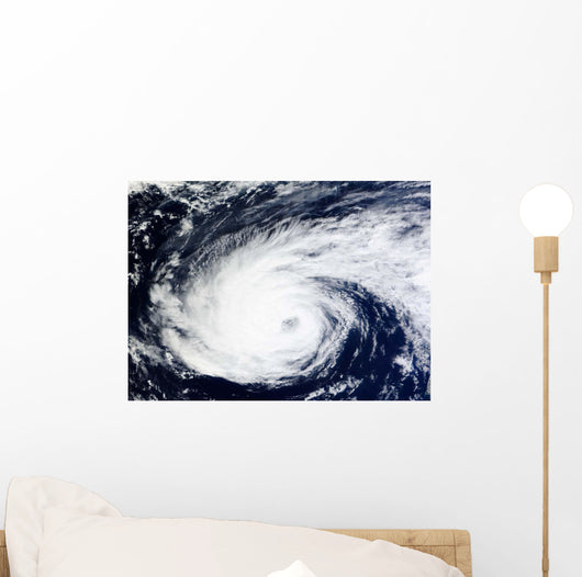 Hurricane Nadine over Atlantic Wall Decal