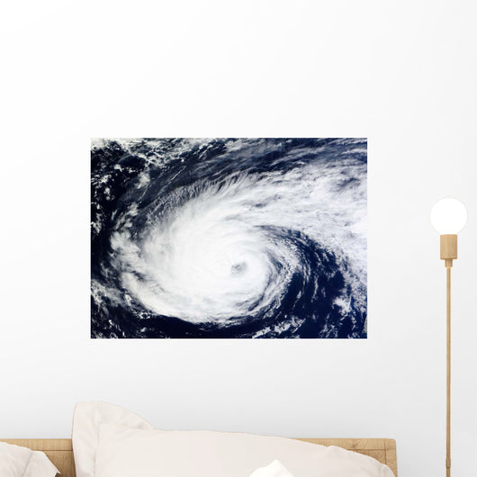Hurricane Nadine over Atlantic Wall Decal
